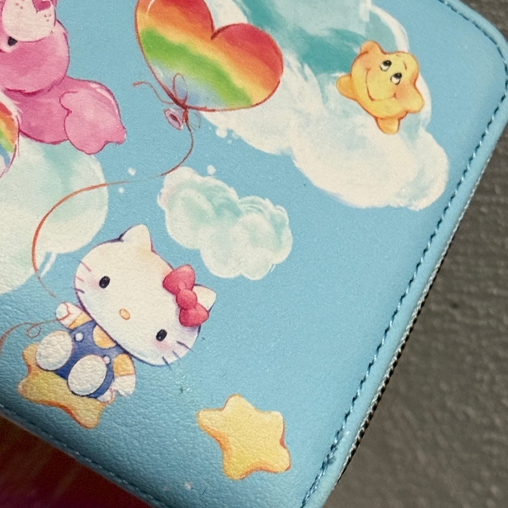 HELLO Kitty/Carebear🌈Loungefly Wallet+🧸🎀NIB Stuffed Set+You Suck💗lip balm - Picture 8 of 16